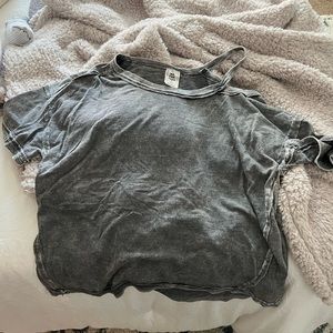 Free People cold shoulder tee